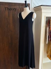 Theory 25SS ノースリーブ ティアード マキシ ドレス - メルカリ