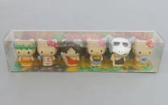 中古】フィギュア キティ 原始人 6体セット 「ハローキティ」 ソフビ