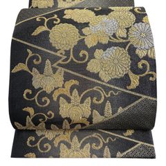 正絹 夏の京袋帯 【刺繍 花唐草】 | Mercari