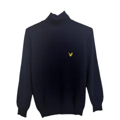 LYLE & SCOTT ベーシック スタイリッシュ タートルネック ニット L カシミア 100%
