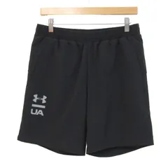 アンダーアーマー ショートパンツ ボトムス ストレッチ スポーツウエア メンズ LGサイズ ブラック UNDER ARMOUR 【中古】