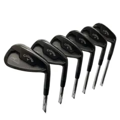 【中古】 キャロウェイ X FORGED STAR(2021) BLACK 6S アイアンセット IR 純正特注シャフト (フレックスS) メンズ 男性用 右利き 右用 Cランク ゴルフクラブのサムネイル