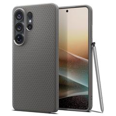 [신품] Spigen [창업 19년의 기술력] Galaxy S26 Ultra 케이스 미군 MIL 규격 스트랩 홀 내충격 리퀴드 에어 (마블 그레이) ACS11204
