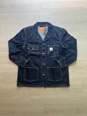 カーハート XL ハートタグ チェンジボタン ブランケット デニム