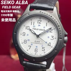 希少/未使用 SEIKO セイコー アルバ フィールドギア クォーツ 電池交換済 ヴィンテージ アンティーク 稼働品 腕時計のサムネイル