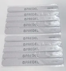 PREGEL エメリーボード 100/180 10本セット ネイルファイルのサムネイル
