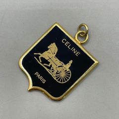 CELINE オールドセリーヌ ネックレス マカダム トリオンフ ゴールド