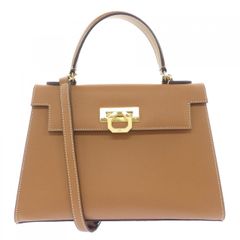 美品✨CELLERINI チェレリーニ フィレンツェ・レザー 2wayバッグ茶系