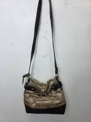 COACH シグネチャー ショルダーバッグ ブラウン