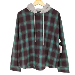 カンビオ CAMBIO オンブレチェック レイヤードシャツジャケット メンズ  Sのサムネイル