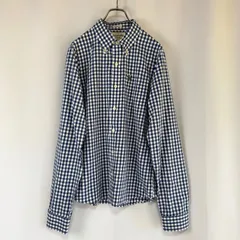 Abercrombie&Fitch チェック長袖シャツ ブルー Lサイズ  アバクロ チェック柄 長袖のサムネイル
