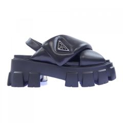 PRADA✴︎ モノリス パデッドナッパレザー サンダル✴︎37 - メルカリ