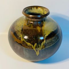 無形文化遺産 大鎚目 燕鎚起銅器 銅製 花瓶 亀甲文 壺 玉川堂 骨董品