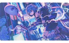 古石ビジュー　新衣装記念2025 ホロライブ　ラバーマット　プレマ 古石ビジュー 新衣装記念2025 闇夜のハンター ラバーマット ホロライブ
