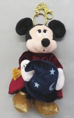 [중고] 봉제인형 마스코트 봉제인형 배지 미키마우스 봉제인형 키체인 키체인 Disney FANTASIA 85TH [디즈니] 디즈니 스토어 한정