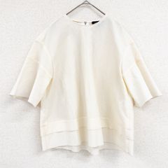 Theory セオリー RIB WB WIDE PANT SILK COMBO ワイドパンツ イージー 