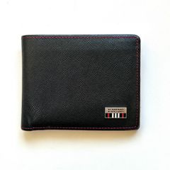 美品 TUMI 二つ折り財布 ブラック レッドライン - メルカリ
