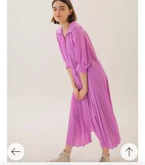 Velnica Cotton Poplin Wrap Flare Dress - メルカリ
