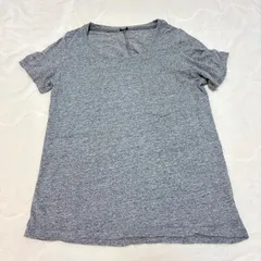 MONROW CLASSIC Tシャツ グレー USA製 半袖 カットソー レディース S相当 無地のサムネイル
