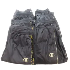 チャンピオン CHAMPION 8点セット まとめ パンツ ジャージ スポーツウェア L-O 黒 ブラック サイドライン ドローストリングウエスト /ML ■FFのサムネイル