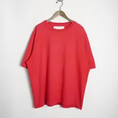 美品 CAMIEL FORTGENS カミエル フォートへンス 009 BIG TEE HEAVY JERSEY 半袖 ビッグ ヘビー Tシャツ カットソー ピンク 3178Q♪のサムネイル