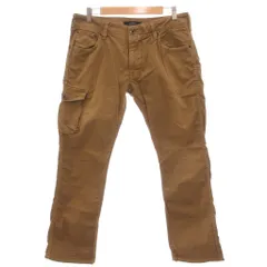ジョンブル JOHNBULL カーゴパンツ LL 茶 ブラウン カーゴポケット 無地 ストレートレッグ /SCのサムネイル