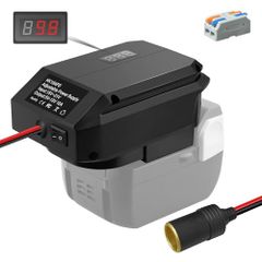HOTOR クリーナー＆ AC/DCコンバーター＆シガーソケット 4連ソケット