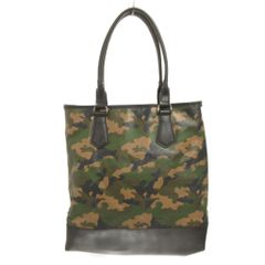 vanson トートバッグ カモフラージュ スエード切替 - メルカリ