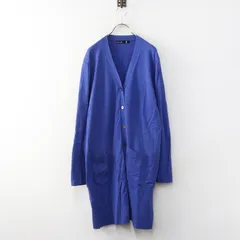大きいサイズ アズノゥアズ オオラカ AS KNOW AS olaca シルキーロング カーディガン 3｜ブルー トップス 羽織り【2400014988796】のサムネイル