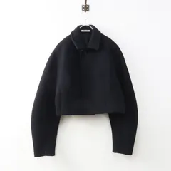 美品 2024AW オーラリー AURALEE SPONGE WOOL MELTON SHORT BLOUSON スポンジウールメルトンショートブルゾン 1＼黒【2400014983982】のサムネイル