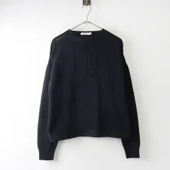 今期 2026SS RW着用 ハイク HYKE SHEER BACK GUERNSEY KNIT シアーバックガンジーニット 2｜ブラック-. 【2400014991604】のサムネイル