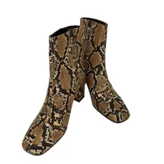 メゾンスペシャル MAISON SPECIAL VEGAN LEARHER SHORT BOOTS ヴィ―ガン レザー ショートブーツ レディース  36のサムネイル