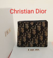 クリスチャンディオール Dior 二つ折り財布オブリーク トロッター