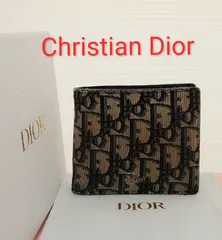 ART06 クリスチャンディオール オブリーク 2つ折り財布 メンズ トロッター 箱&保存袋付きのサムネイル
