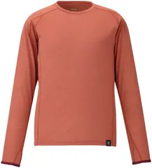 ミレー MILLET アウトドア UBIC WOOL CREW LS W ベースレイヤー ロングスリーブ 長袖 トレッキング 速乾 耐久性 保温 調湿 防臭性 ウール混紡素材 登山 ハイキング  MIV03216 N0004 GINGERSPICE