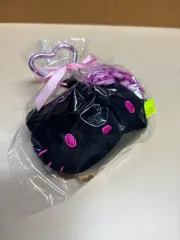 サンリオ ピンクレオパード ブラック hello kitty(ハローキティ) 顔ポーチ ぬいぐるみ