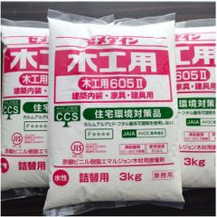 期間限定価格セメダイン 木工用605II 詰替用3kg 6個＋750g3本セット 