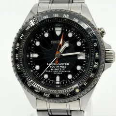 SEIKO セイコー ランドマスターサウスポールセラミック 大場満郎800本限定 5M47-0A10 ブラック QZ メンズ 腕時計 稼働品のサムネイル