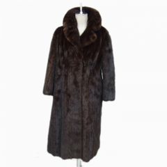 極美品✨️本毛皮】 コート リアルファー ミンク ロング なめし柔らか