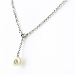 御木本 ミキモト MIKIMOTO K18 8ミリ 一粒真珠 ネックレス - メルカリ