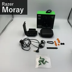 Razer レイザー Moray モレイ ゲーミングイヤホン RZ12-04450100-R3M1 ブラック 有線 ハイブリッドデュアルドライバー インイヤーモニター MMCX 3.5mm パッシブノイズアイソレーション 国内正規品のサムネイル