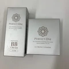 F3323 PERFECT ONE パーフェクトワン 薬用ホワイトニングBBクリーム オークル 25g・SPUVプロテクトパウダーa レフィル パフ付き 11g 計2点セットのサムネイル