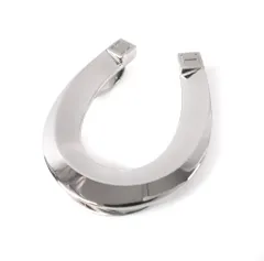 エルメス シュバル 馬蹄モチーフ マネークリップ ホースシュー ビルクリップ Luck bill clip 蹄鉄 シルバー HERMES /34773のサムネイル