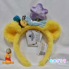新品タグ付き】上海ディズニー限定 プーさん カチューシャ ハチ・お花