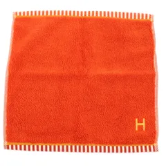 HERMES (エルメス) カレ・タオル ヴィス・ヴェルサ オレンジ コットンのサムネイル