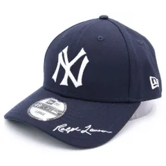 NEW ERA (ニューエラ) ×POLO RALPH LAUREN ポロ ラルフローレン ロゴデザイン ベースボールキャップ 帽子 ネイビーのサムネイル