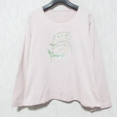 新品 PINK HOUSE さざなみと猫 プリント Tシャツ ピンク カットソー