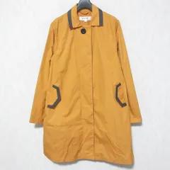 良品 pierre cardin ピエールカルダン 撥水加工 ロングコート 1PC15801 サイズL オレンジ レディース 古着 中古 USEDのサムネイル