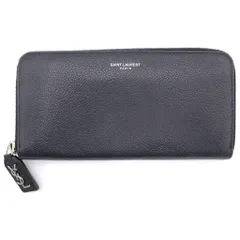 SAINT LAURENT PARIS (サンローランパリ) ラウンドファスナー長財布 ブラック レザー 414680のサムネイル