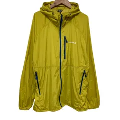 美品 mont-bell モンベル ウインドブラストパーカ 1103322 サイズL イエロー メンズ 古着 中古 USED